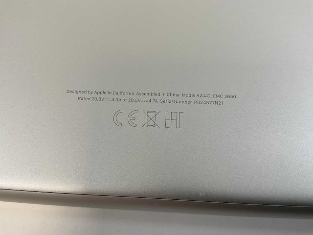 Apple macbook pro 14”, apple m1 pro, 32 gb ram, 512 gb nvme laptop - afbeelding 7 van  7