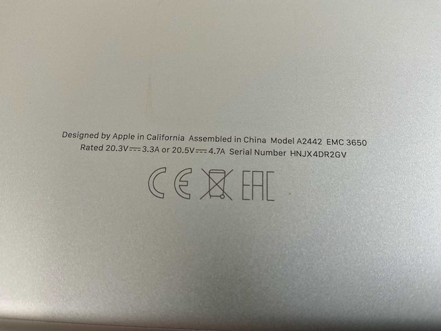Apple macbook pro 14”, apple m1 pro, 32 gb ram, 512 gb nvme laptop - afbeelding 7 van  7