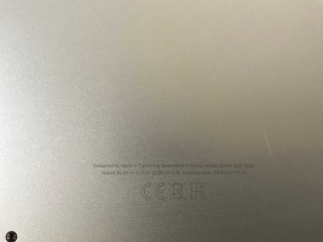 Apple macbook pro 14”, m1 pro, 16 gb ram, 512 gb nvme laptop - afbeelding 7 van  7