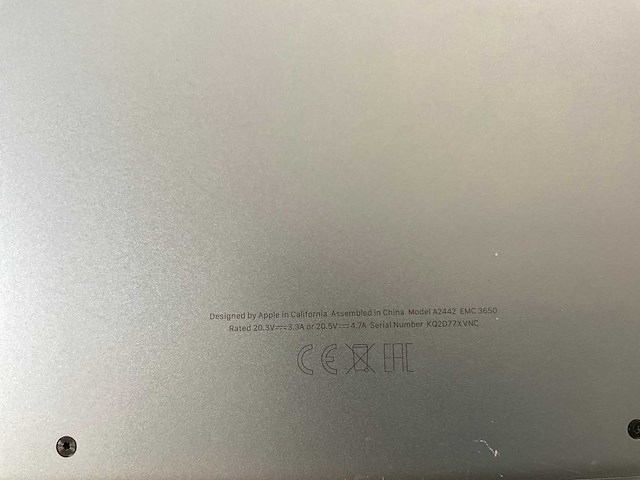 Apple macbook pro 14”, m1 pro, 16 gb ram, 512 gb nvme laptop - afbeelding 7 van  7