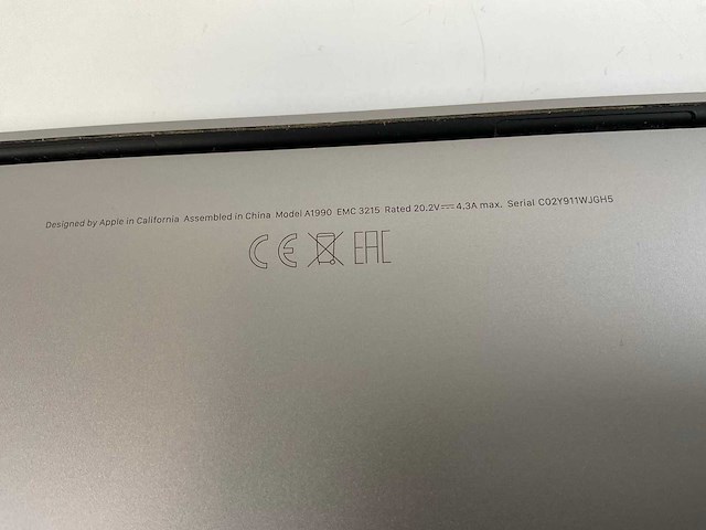 Apple macbook pro 15”, core i7, 16 gb ram, 512 gb nvme, amd radeon pro 555x 4gb laptop - afbeelding 7 van  7