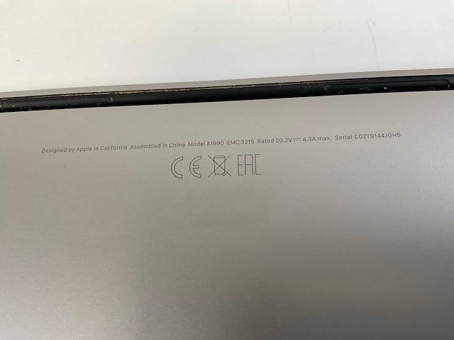 Apple macbook pro 15”, core i7, 16 gb ram, 512 gb nvme, amd radeon pro 555x 4gb laptop - afbeelding 7 van  7