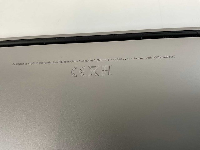 Apple macbook pro 15”, core i7, 16 gb ram, 512 gb nvme, amd radeon pro 560x 4gb laptop - afbeelding 7 van  7