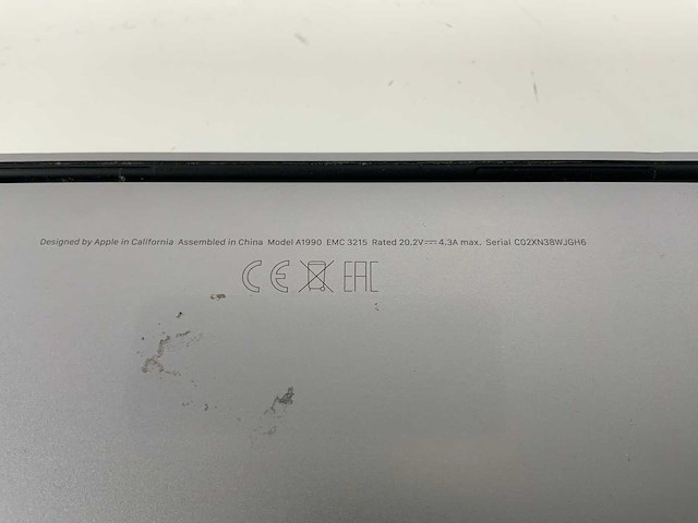 Apple macbook pro 15.4", core(tm) i7 8e generatie, 32 gb ram, 500 gb nvme, amd radeon pro 560x 4 gb laptop - afbeelding 7 van  7