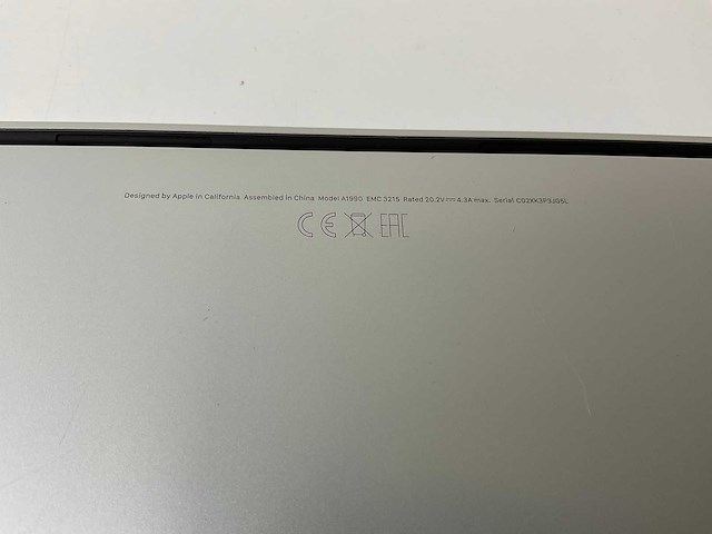 Apple macbook pro 15.4”, core(tm) i7 8th gen, 16 gb ram, 1 tb nvme, amd radeon pro 555x 4 gb laptop - afbeelding 7 van  7