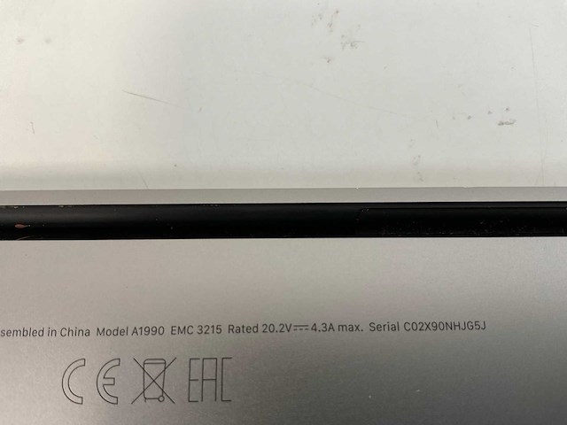 Apple macbook pro 15.4”, core(tm) i7 8th gen, 16 gb ram, 500 gb nvme, amd radeon rx 560x 4 gb laptop - afbeelding 2 van  2