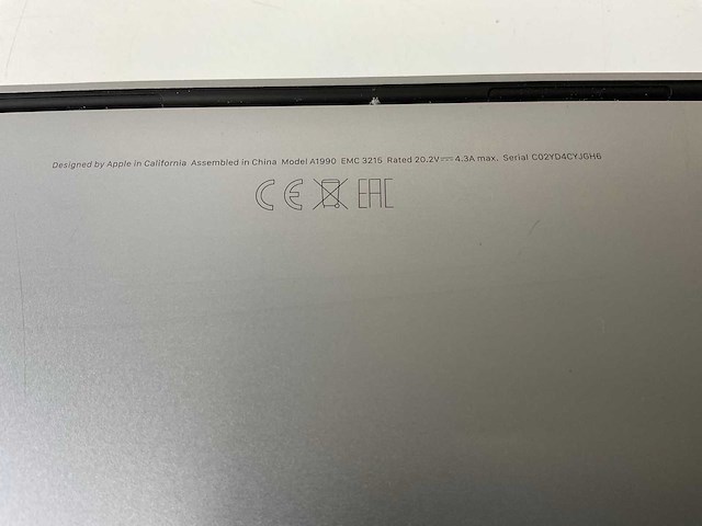 Apple macbook pro 15.4”, core(tm) i7 8th gen, 32 gb ram, 1 tb nvme, amd radeon pro 560x 4 gb laptop - afbeelding 7 van  7