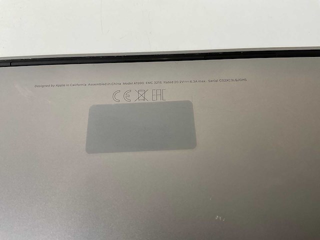 Apple macbook pro 15.4”, core(tm) i7 8th gen, 32 gb ram, 256 gb nvme, amd radeon pro 555x 4gb laptop - afbeelding 7 van  7