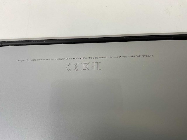 Apple macbook pro 15.4”, core(tm) i7 8th gen, 32 gb ram, 256 gb nvme, amd radeon pro 555x 4gb laptop - afbeelding 7 van  7