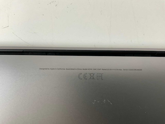 Apple macbook pro 15.4”, core(tm) i7 9th gen, 32 gb ram, 500 gb nvme, amd radeon pro 5300m 4 gb laptop - afbeelding 7 van  7