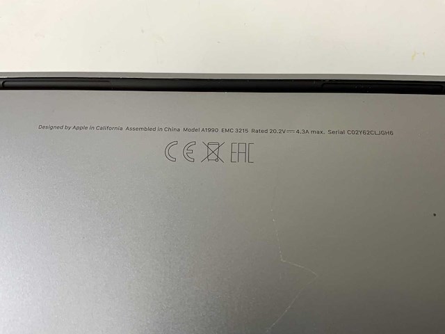 Apple macbook pro 15.4”, core(tm) i9 8th gen, 16 gb ram, 1 tb nvme, amd radeon rx pro 560x 4 gb laptop - afbeelding 7 van  9