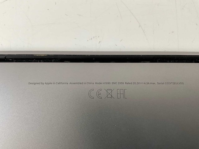 Apple macbook pro 15.4”, core(tm) i9 8th gen, 16 gb ram, 500 gb nvme, amd radeon pro 560x 4 gb laptop - afbeelding 7 van  7