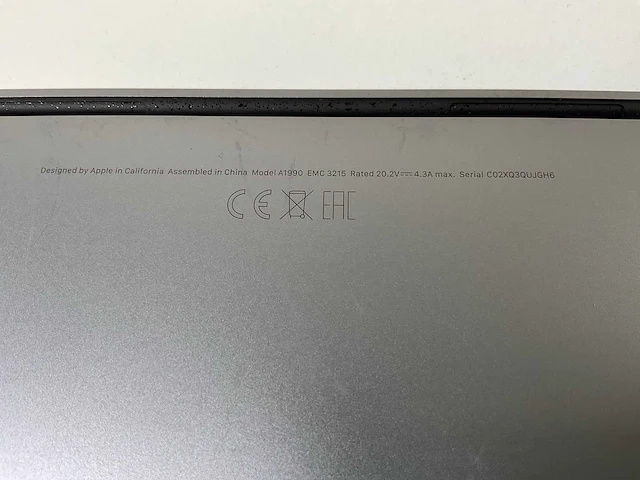 Apple macbook pro 15.4”, core(tm) i9 8th gen, 32 gb ram, 1 tb nvme, amd radeon rx pro 560x 4gb laptop - afbeelding 7 van  7