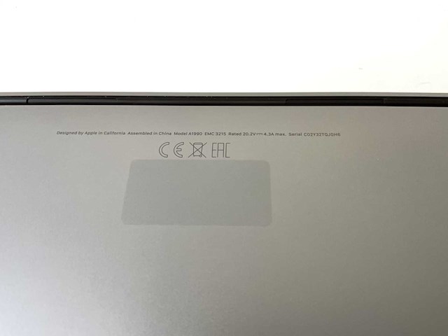 Apple macbook pro 15.4”, core(tm) i9 8th gen, 32 gb ram, 512 gb nvme, amd radeon rx pro 560x 4 gb laptop - afbeelding 7 van  7