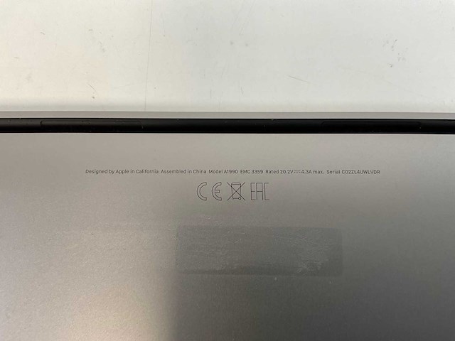 Apple macbook pro 15.4”, core(tm) i9 9th gen, 32 gb ram, 500 gb nvme, amd radeon rx 560x 4 gb laptop - afbeelding 7 van  7