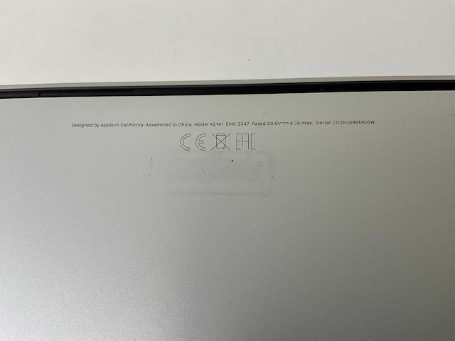 Apple macbook pro 15.4”, core(tm) i9 9th gen, 64 gb ram, 1 tb nvme, amd radeon pro 5500m 4 gb laptop - afbeelding 7 van  7