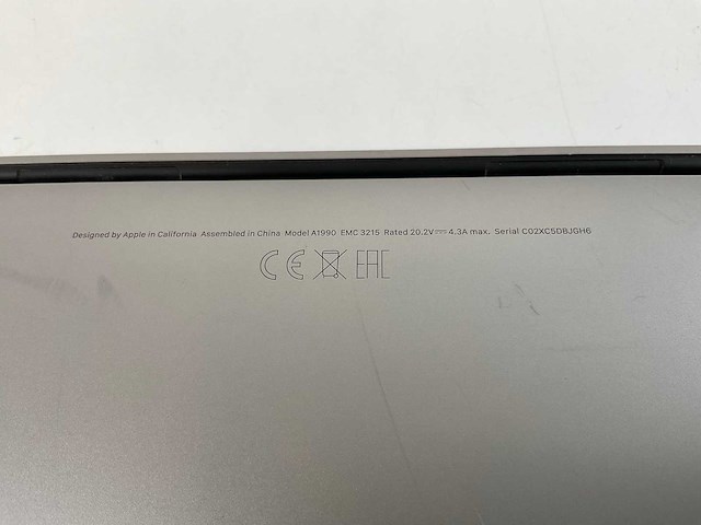 Apple macbook pro 15,5”, hexacore i9, 32 gb ram, 1tb nvme, amd radeon pro 560x 4gb laptop - afbeelding 7 van  7