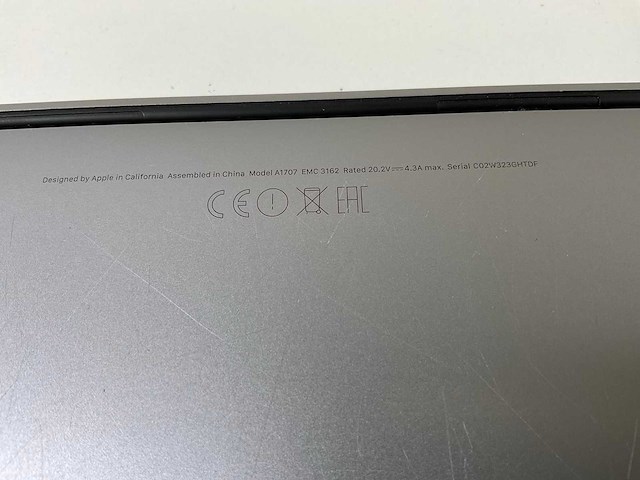 Apple macbook pro 15.5”, quadcore i7, 16 gb ram, 500 gb nvme, amd radeon pro 560 4gb laptop - afbeelding 7 van  7