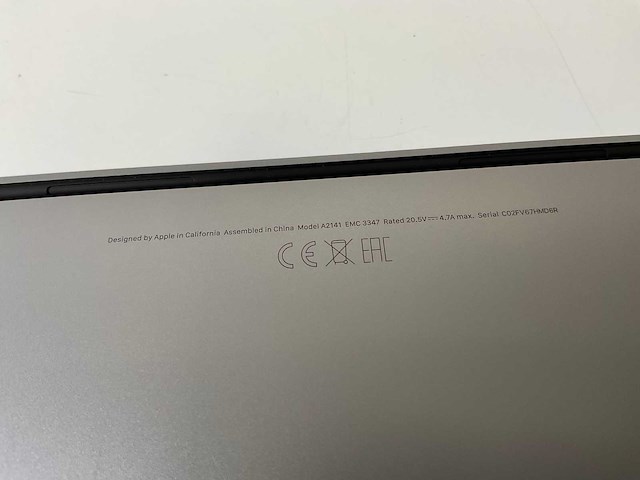 Apple macbook pro 16”, 6-core intel i7, 32 gb ram, 1 tb nvme, amd radeon pro 5500m 4gb laptop - afbeelding 7 van  7