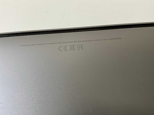 Apple macbook pro 16”, 6-core intel i7, 32 gb ram, 500 gb nvme, amd radeon pro 5300m 4gb laptop - afbeelding 7 van  7