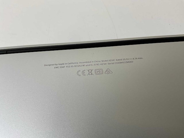 Apple macbook pro 16”, 6-core intel i7, 32 gb ram, 500 gb nvme, amd radeon pro 5300m 4gb laptop - afbeelding 7 van  7