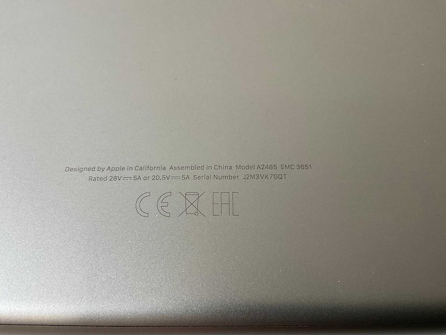 Apple macbook pro 16”, apple m1 max, 32 gb ram, 1 tb nvme laptop - afbeelding 7 van  7