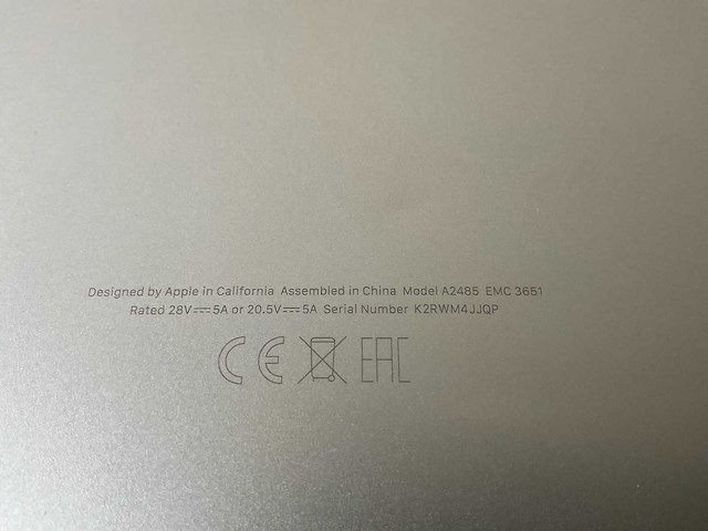 Apple macbook pro 16”, apple m1 max, 32 gb ram, 1 tb nvme laptop - afbeelding 7 van  7