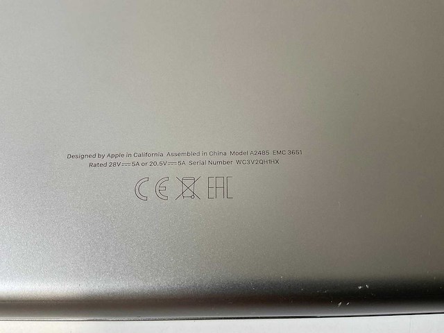 Apple macbook pro 16”, apple m1 max, 32 gb ram, 1 tb nvme laptop - afbeelding 7 van  7