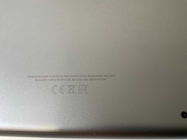 Apple macbook pro 16”, apple m1 max, 32 gb ram, 1 tb nvme laptop - afbeelding 7 van  8