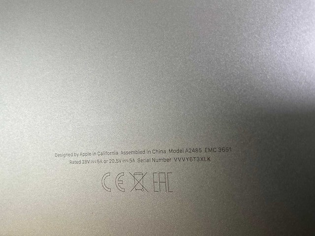 Apple macbook pro 16 “ apple m1 max , 32 gb ram, 1tb nvme laptop - afbeelding 7 van  7