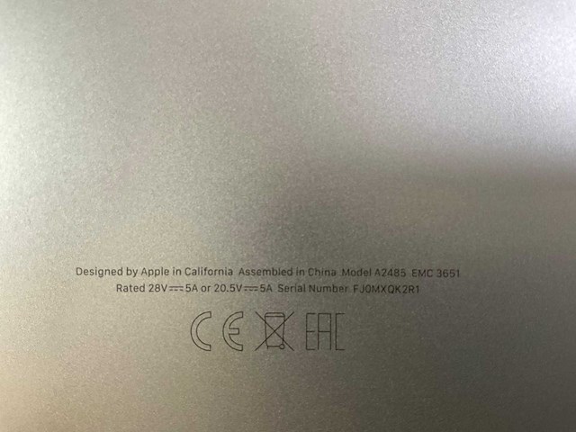 Apple macbook pro 16“ apple m1 max , 32 gb ram, 1tb nvme laptop - afbeelding 7 van  7