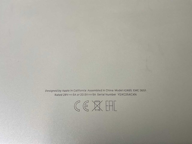 Apple macbook pro 16”, apple m1 max, 64 gb ram, 2 tb nvme laptop - afbeelding 7 van  7