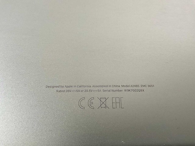 Apple macbook pro 16”, apple m1 pro, 16 gb ram, 1 tb nvme laptop - afbeelding 7 van  7