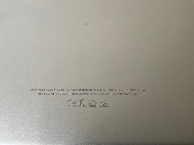 Apple macbook pro 16”, apple m1 pro, 16 gb ram, 512 gb nvme laptop - afbeelding 8 van  8