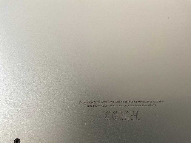 Apple macbook pro 16”, apple m1 pro, 16 gb ram, 512 gb ssd laptop - afbeelding 4 van  4