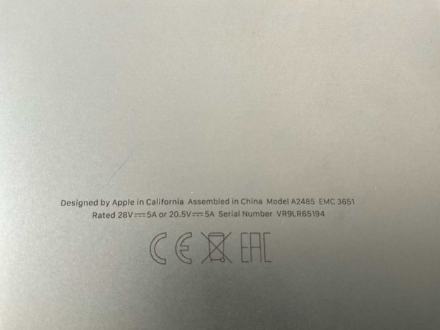 Apple macbook pro 16”, apple m1 pro, 16 gb ram, 512 gb ssd laptop - afbeelding 3 van  3