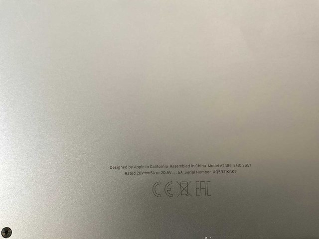 Apple macbook pro 16”, apple m1 pro, 16 gb ram, 512 gb ssd laptop - afbeelding 4 van  4