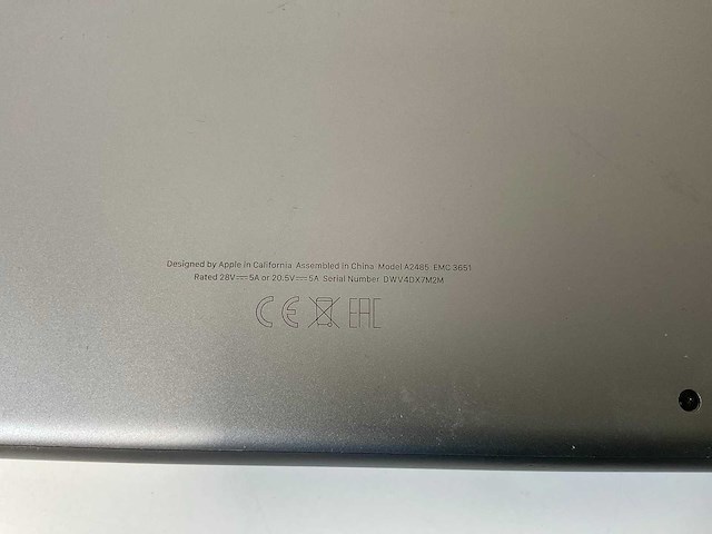 Apple macbook pro 16”, apple m1 pro, 32 gb ram, 500 gb nvme laptop - afbeelding 7 van  7