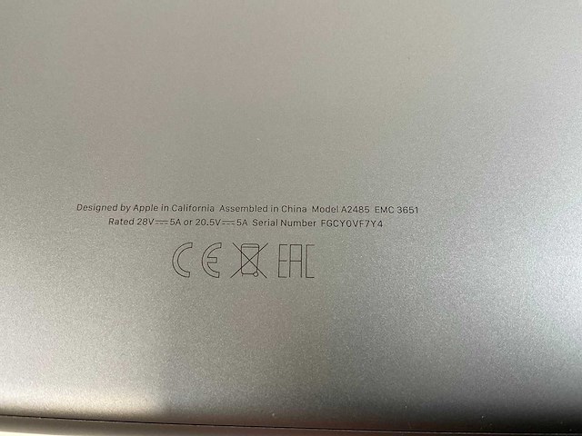 Apple macbook pro 16”, apple m1 pro, 32 gb ram, 512 gb nvme laptop - afbeelding 4 van  6