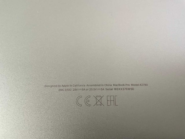 Apple macbook pro 16”, apple m2 pro, 16 gb ram, 1 tb nvme laptop - afbeelding 3 van  3