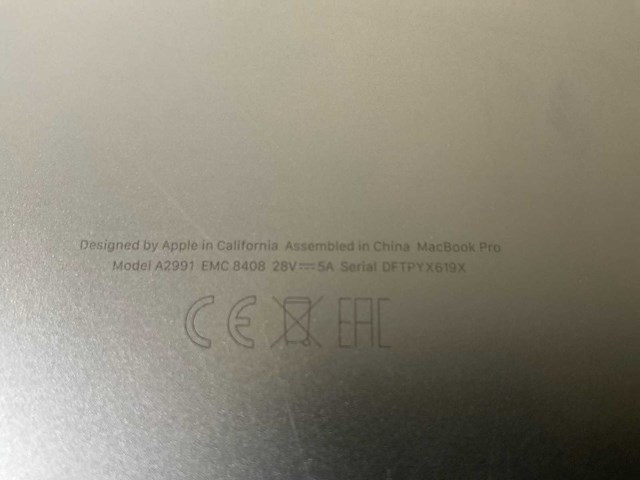 Apple macbook pro 16”, apple m3 pro, 36 gb ram, 512 gb nvme laptop - afbeelding 8 van  9