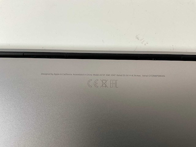 Apple macbook pro 16”, core(tm) i7 9th gen, 16 gb ram, 1 tb nvme laptop - afbeelding 7 van  7