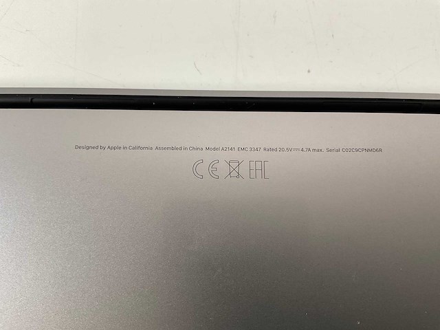 Apple macbook pro 16”, core(tm) i7 9th gen, 16 gb ram, 512 gb nvme, amd radeon 5300m 4 gb laptop - afbeelding 6 van  6