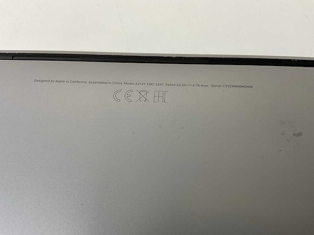 Apple macbook pro 16”, core(tm) i7 9th gen, 16 gb ram, 512 gb nvme, amd radeon pro 5300m 4 gb laptop - afbeelding 7 van  7