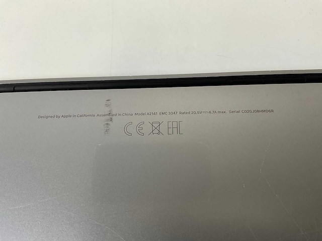 Apple macbook pro 16”, core(tm) i7 9th gen, 16 gb ram, 512 gb nvme, amd radeon pro 5300m 4gb laptop - afbeelding 8 van  10