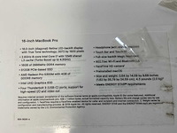 Apple macbook pro 16”, core(tm) i7 9th gen, 16 gb ram, 512 gb ssd, amd radeon pro 5300m 4 gb laptop (new) - afbeelding 5 van  6