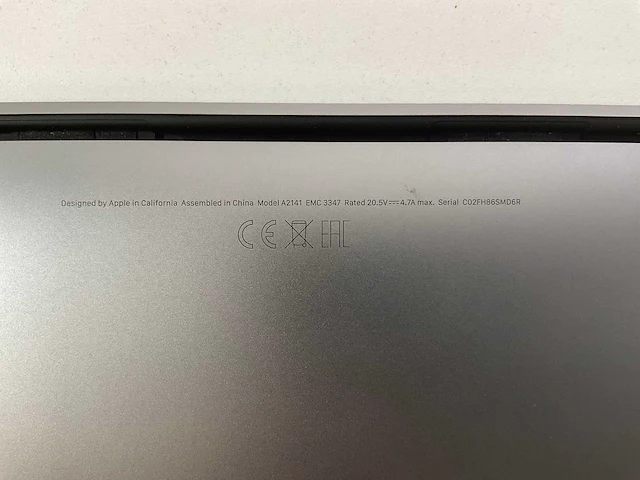 Apple macbook pro 16“ core(tm) i7 9th gen, 32 gb ram, 1 tb nvme, amd radeon rx 5500 4gb laptop - afbeelding 6 van  7