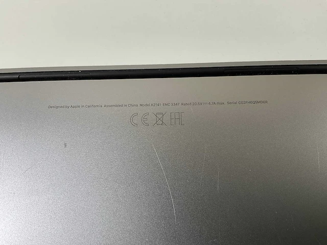 Apple macbook pro 16”, core(tm) i7 9th gen, 32 gb ram, 1 tb nvme, amd radeon rx pro 5500m 4gb laptop - afbeelding 7 van  7