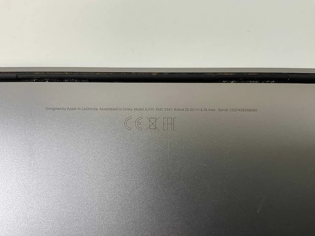 Apple macbook pro 16”, core(tm) i7 9th gen, 32 gb ram, 1 tb nvme, amd radeon rx pro 5500m 4gb laptop - afbeelding 7 van  7