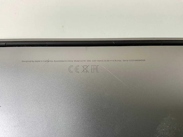 Apple macbook pro 16”, core(tm) i7 9th gen, 32 gb ram, 1 tb nvme, amd radeon rx pro 5500m 4gb laptop - afbeelding 7 van  8